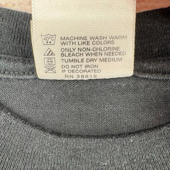 Vintage Y2K Journey 30 Year Anniversary Logo T-Shirt Adult Small Black Anvil - Picture 7 of 9